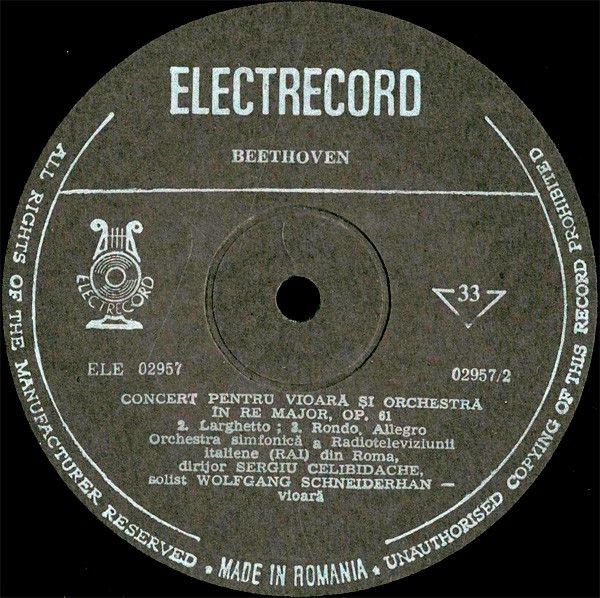 Electrecord ELE 02957 - Ludwig van Beethoven, Orchestra Sinfonic - Image 4