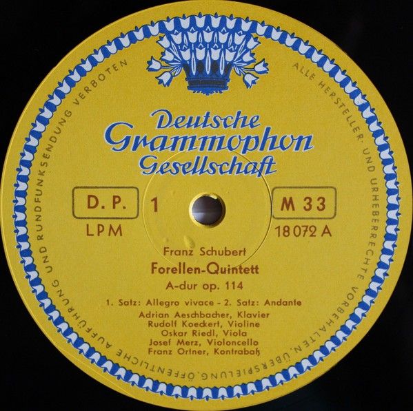 Deutsche Grammophon 18072 LPM - Adrian Aeschbacher, Rudolf Koeck - Image 3