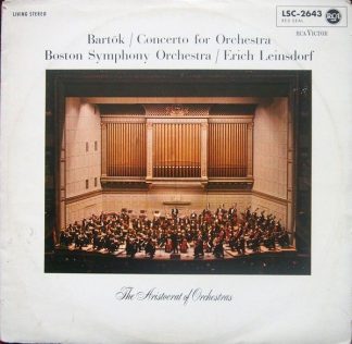 RCA Victor Red Seal LSC-2643 - Béla Bartók, Boston Symphony Orch