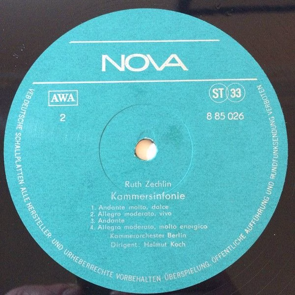 Nova 8 85 026 - Fritz Geißler, Ruth Zechlin - Sinfonie Nr. 5 / K - Image 5