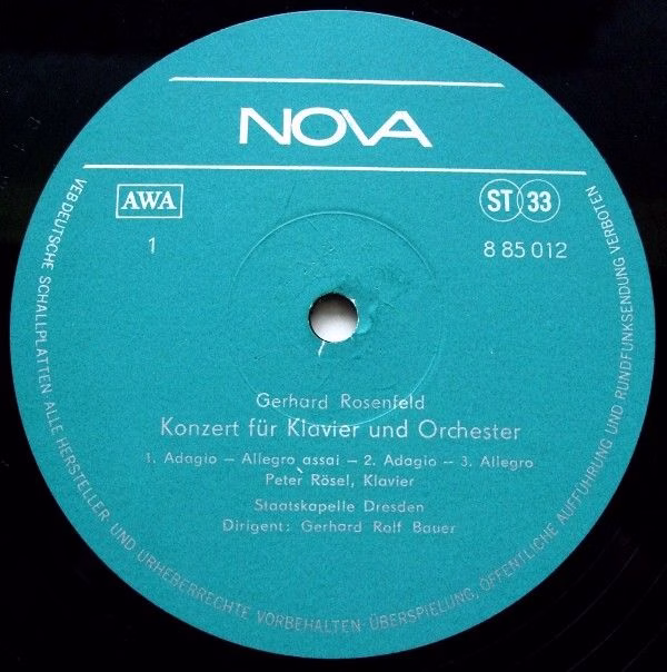 Nova 8 85 012 - Gerhard Rosenfeld, Peter Rösel, Josef Schwab, St - Image 3