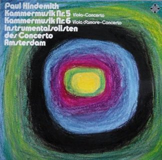 Telefunken SAT 22 527 - Paul Hindemith, Concerto Amsterdam - Kam