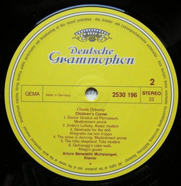 Deutsche Grammophon 2530 196 - Arturo Benedetti Michelangeli, Cl - Image 4
