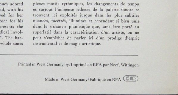 Deutsche Grammophon 2530 196 - Arturo Benedetti Michelangeli, Cl - Image 6