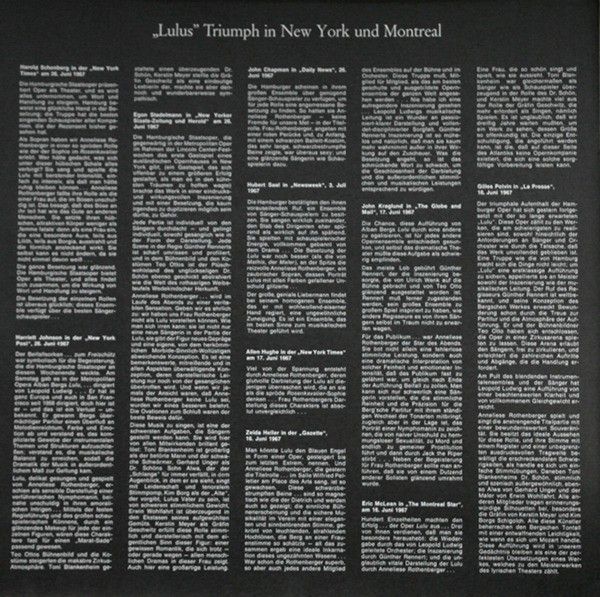 Electrola SMA 91711/13 - Alban Berg, Anneliese Rothenberger, Eli - Image 5