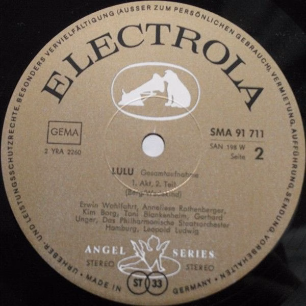 Electrola SMA 91711/13 - Alban Berg, Anneliese Rothenberger, Eli - Image 7