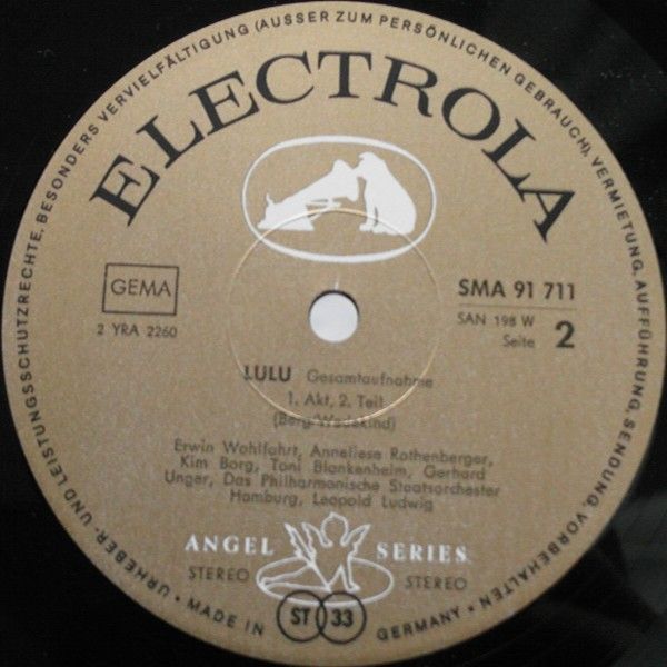 Electrola SMA 91711/13 - Alban Berg, Anneliese Rothenberger, Eli - Image 7