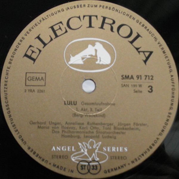 Electrola SMA 91711/13 - Alban Berg, Anneliese Rothenberger, Eli - Image 8