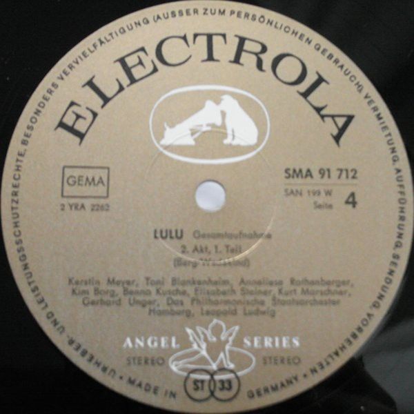 Electrola SMA 91711/13 - Alban Berg, Anneliese Rothenberger, Eli - Image 9