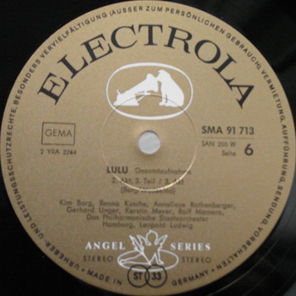 Electrola SMA 91711/13 - Alban Berg, Anneliese Rothenberger, Eli - Image 11