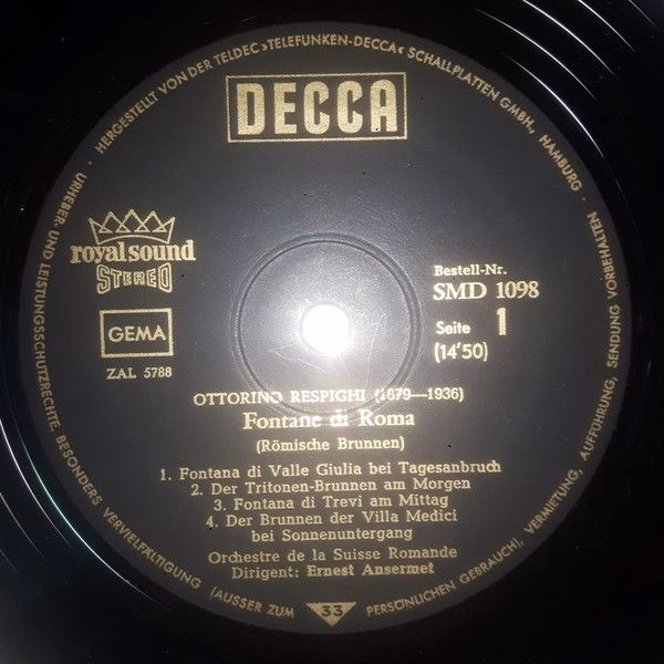 Meister Der Musik SMD 1098 - Ottorino Respighi, L'Orchestre De L - Image 3