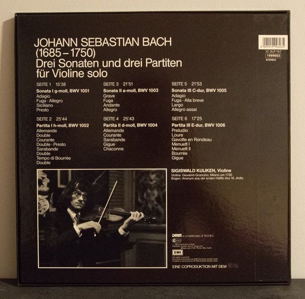 Deutsche Harmonia Mundi 1c 157 1999603 - Johann Sebastian Bach, - Image 2
