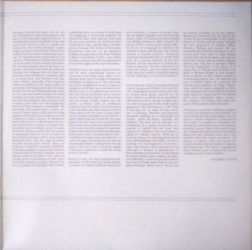 CRD Records CRD 1044 - Johann Nepomuk Hummel, Franz Berwald, The - Image 3