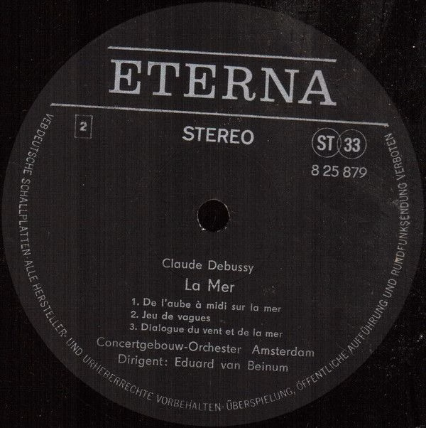 Eterna 8 25 879 - Maurice Ravel, Claude Debussy, Concertgebouwor - Image 4