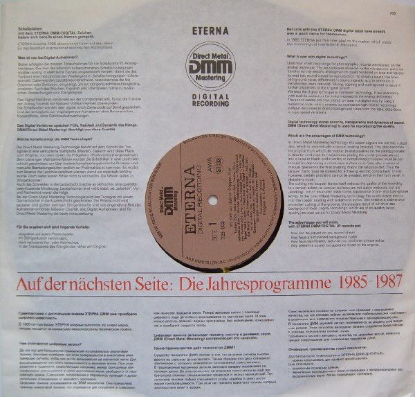 Eterna 7 25 002 - Thomanerchor, Hans-Joachim Rotzsch - Ich Steh - Image 5