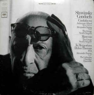CBS S 72 604 - Igor Stravinsky, Adrienne Albert, Alexander Young