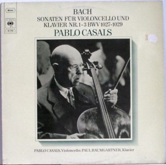 CBS 61 770 - Johann Sebastian Bach, Pablo Casals, Paul Baumgartn