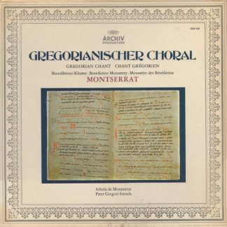 Archiv Produktion 2533 158 - Escolanía De Montserrat, Gregori Es