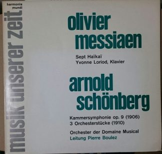 Harmonia Mundi HMS 30 841 - Olivier Messiaen, Arnold Schoenberg,