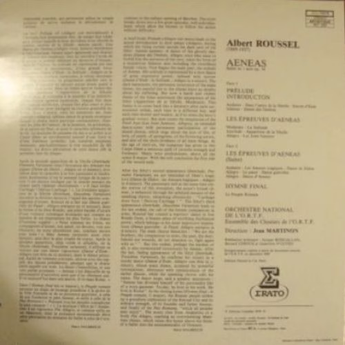 Erato STU 70578 - Orchestre National De France, Jean Martinon, A - Image 2