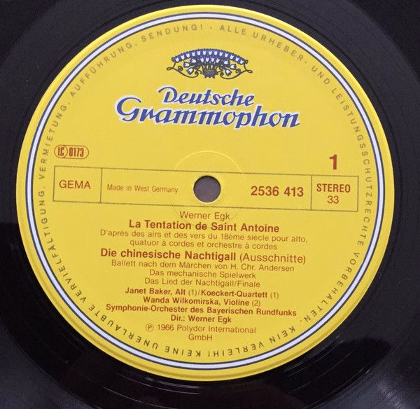 Deutsche Grammophon 2536 413 - Werner Egk - La Tentation De Sain - Image 3