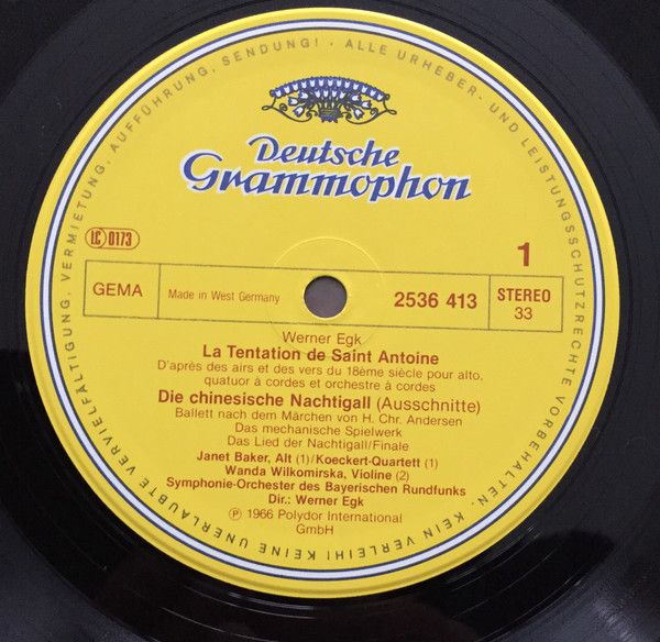 Deutsche Grammophon 2536 413 - Werner Egk - La Tentation De Sain - Image 3