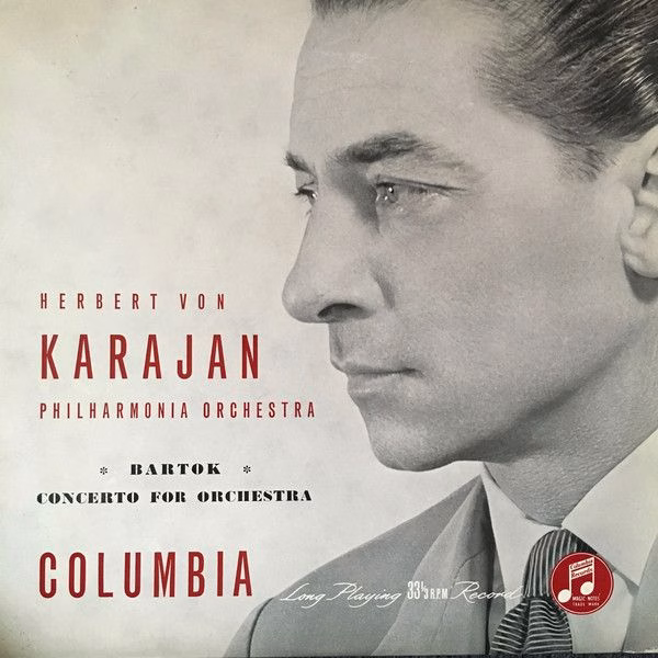 Columbia 33CX 1054 - Béla Bartók, Herbert von Karajan, Philharmo
