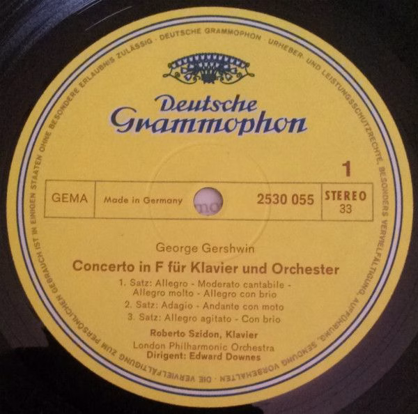 Deutsche Grammophon 2530 055 - George Gershwin, Edward MacDowell - Image 3