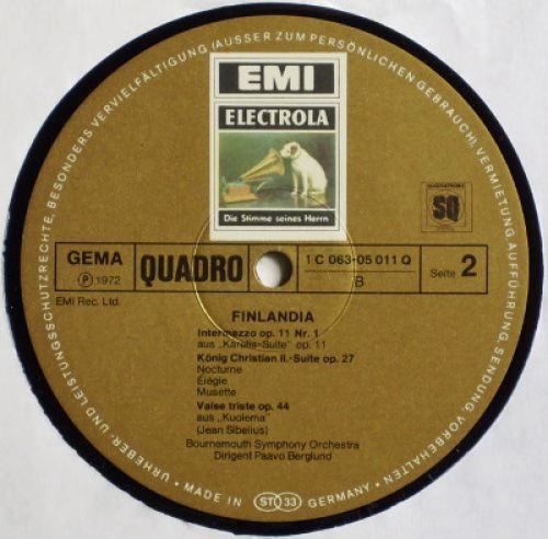 Die Stimme Seines Herrn 1C 063-05 011 Q - Jean Sibelius, Bournem - Image 4