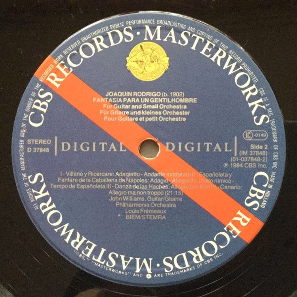 CBS Masterworks Digital D 37848 - John Williams (7), Joaquín Rod - Image 4