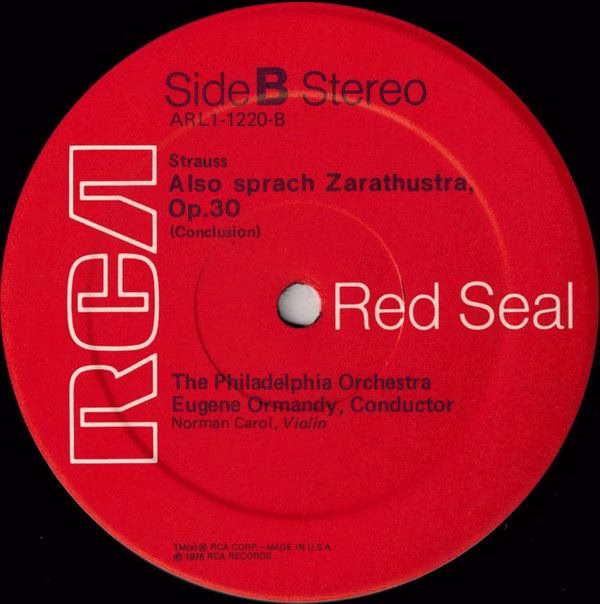 RCA Red Seal ARL1-1220 - Richard Strauss, The Philadelphia Orche - Image 3