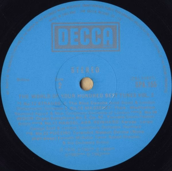 DECCA SPA 155 - Various - The World Of Your Hundred Best Tunes V - Image 4