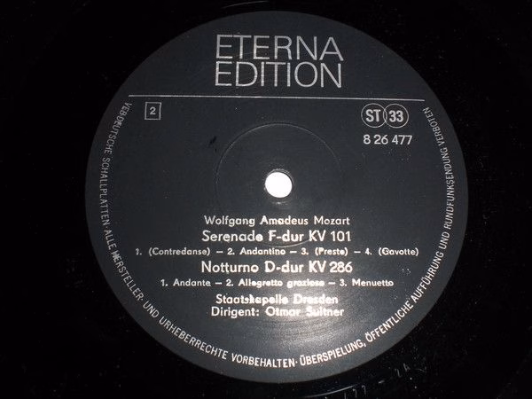 Eterna 8 26 477 - Wolfgang Amadeus Mozart, Staatskapelle Dresden - Image 4