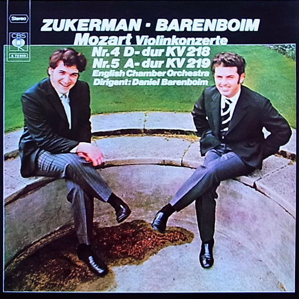 CBS S 72 859 - Wolfgang Amadeus Mozart, Pinchas Zukerman, Daniel