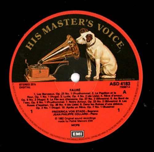 His Master's Voice 067-73 099T - Gabriel Fauré, Jean-Philippe Co - Image 2