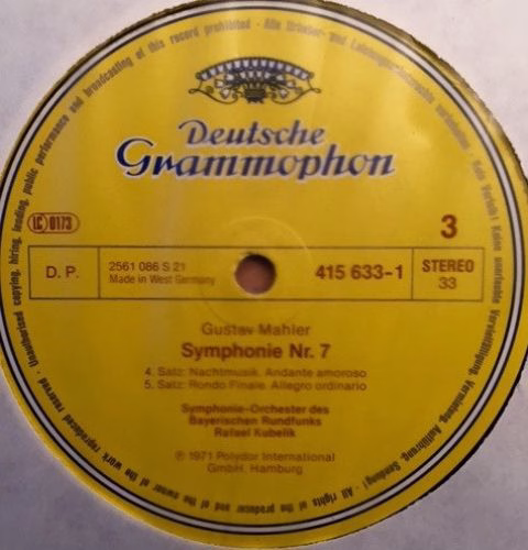 Deutsche Grammophon 415 631-1 - Gustav Mahler, Rafael Kubelik, S - Image 5