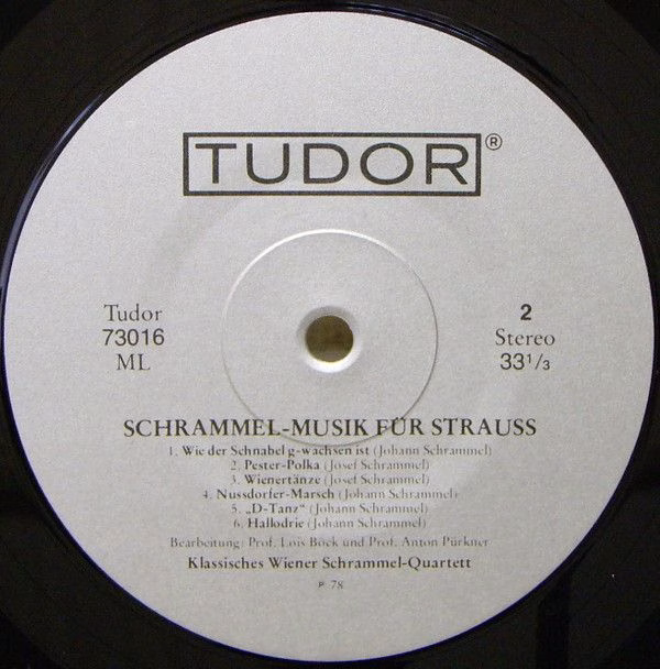 Tudor 73016 - Alois Strohmayer, Johann Schrammel, Josef Schramme - Image 4