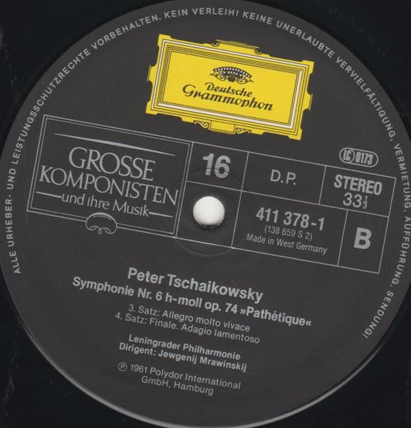 Deutsche Grammophon 411 378-1 - Pyotr Ilyich Tchaikovsky, Lening - Image 4