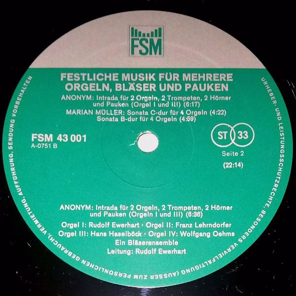 FSM FSM 43 001 - Rudolf Ewerhart, Franz Lehrndorfer, Hans Haselb - Image 4
