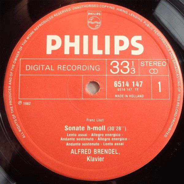 Philips 6514 147 - Franz Liszt, Alfred Brendel - Sonata In B Min - Image 3