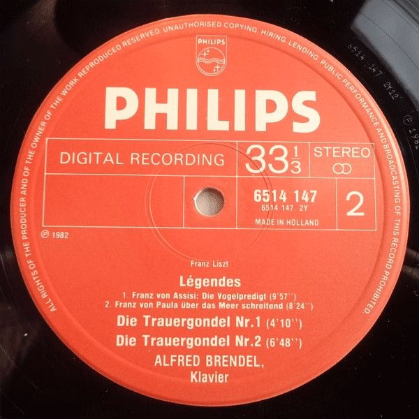 Philips 6514 147 - Franz Liszt, Alfred Brendel - Sonata In B Min - Image 4