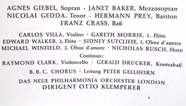Electrola SMA 91 691/93 - Johann Sebastian Bach, Agnes Giebel, J - Image 4