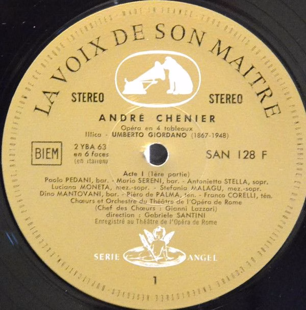 La Voix De Son Maître SAN 128/130 F - Umberto Giordano, Franco C - Image 5