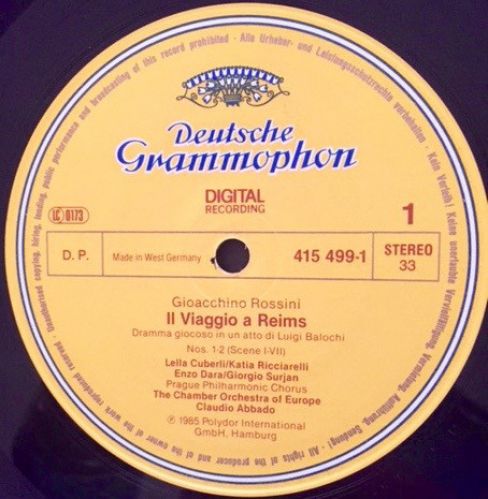 Deutsche Grammophon 415 498-1 - Gioacchino Rossini, Katia Riccia - Image 3