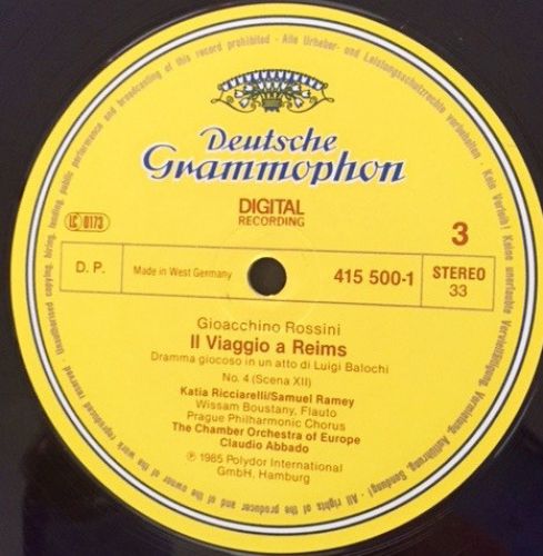 Deutsche Grammophon 415 498-1 - Gioacchino Rossini, Katia Riccia - Image 4