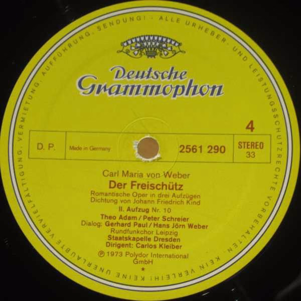 Deutsche Grammophon 2720 071 - Carl Maria von Weber, Gundula Jan - Image 11