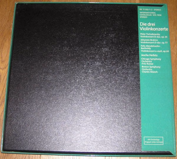 RCA Red Seal RK 11503/1-2 - Jascha Heifetz, Johannes Brahms, Fel - Image 2