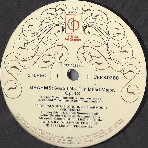 Classics For Pleasure CFP 40288 - Johannes Brahms, London Philha - Image 3