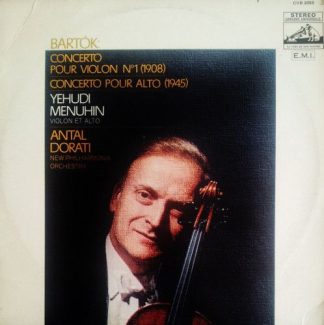 La Voix De Son Maître CVB 2059 - Béla Bartók, Yehudi Menuhin, An