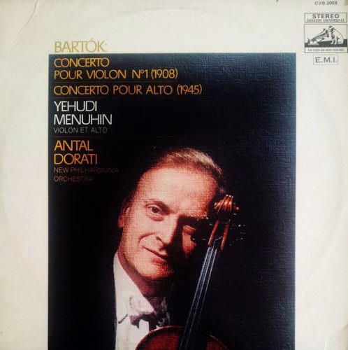La Voix De Son Maître CVB 2059 - Béla Bartók, Yehudi Menuhin, An